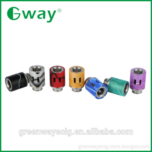 2015 best selling color ss derlin pryrex drip tip, 510 colorful airflow control drip tip multi types by greenway